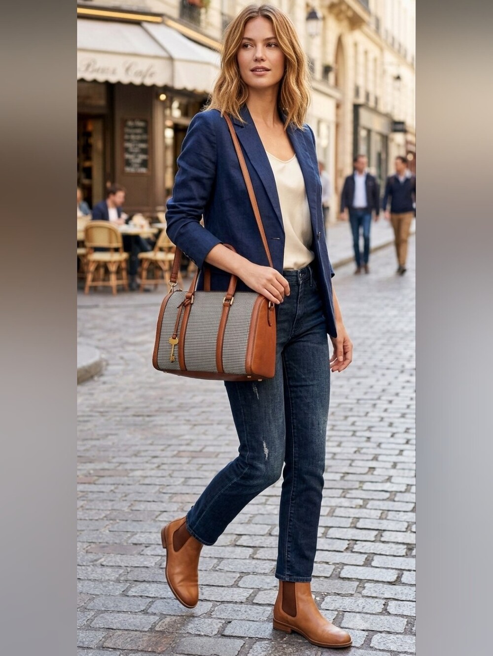 {Fossil} Kendall Large Satchel Or Crossbody Bag